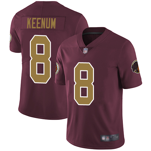 Washington Redskins Limited Burgundy Red Men Case Keenum Alternate Jersey NFL Football 8 80th